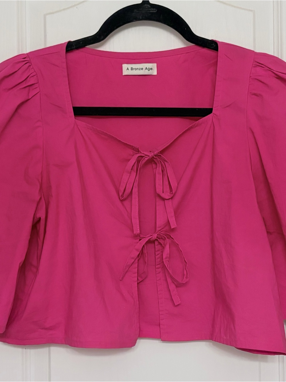 A Bronze Age Harmony Tie-Front Top, XS